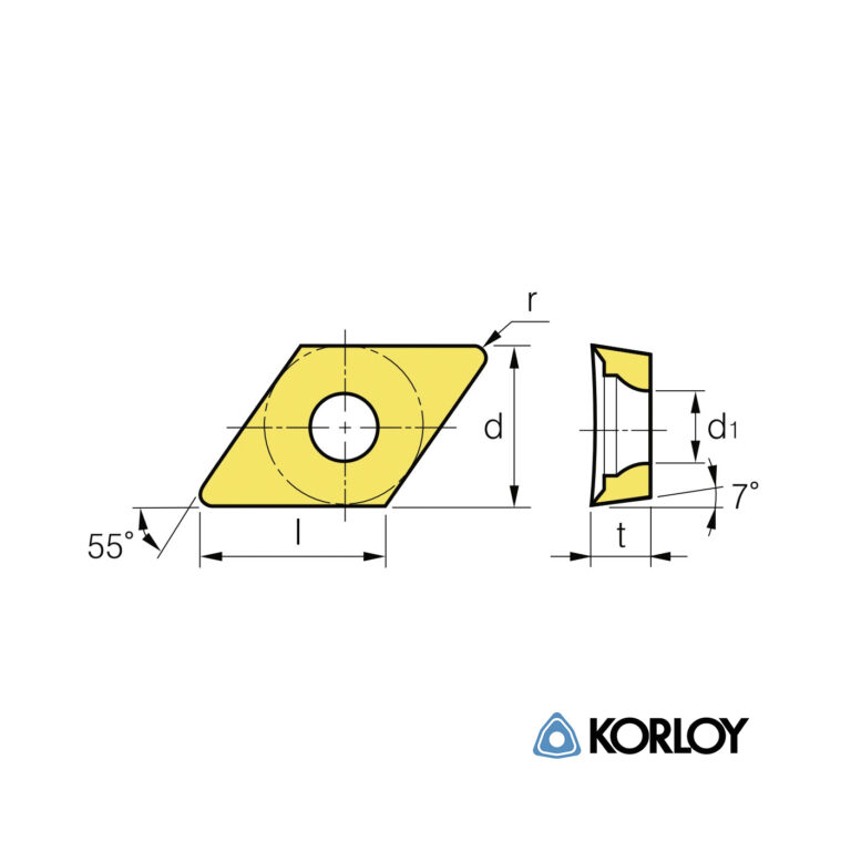 10PCS/box Korloy CCGT060204-AK H01 CCGT21.51-AK CNC Carbide Inserts NEW In Box - Foto 7